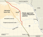 keystone xl route