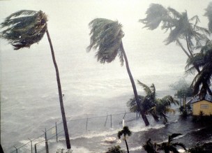 Hurricane Hugo Slams Into Puerto Rico
